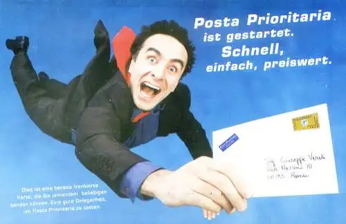 Republik. Ganze AK mit deutschem Text 1999.