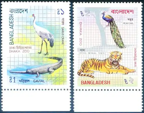 Zoo von Dhaka 1984.