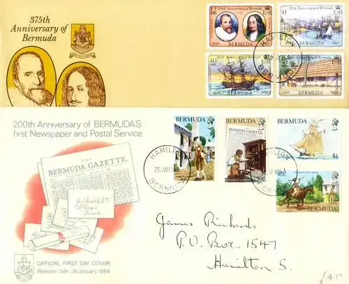 Kompletter Jahrgang FDC 1984 (ohne Beilagen).