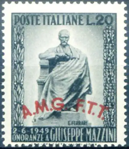 Zone A. Giuseppe Mazzini 1949.