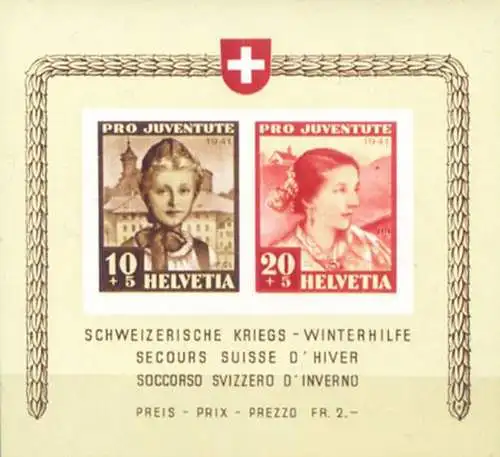 Pro Juventute 1941.