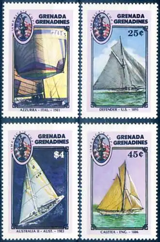 Grenadinen. Sport. Segeln 1987.