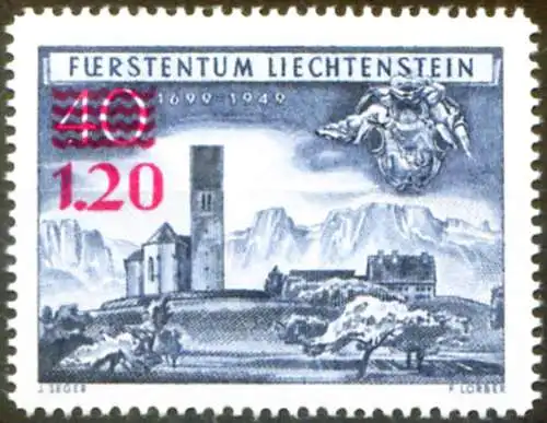 1952 überdruckt.