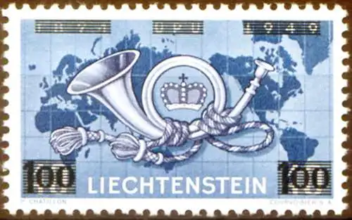 1950 überdruckt.