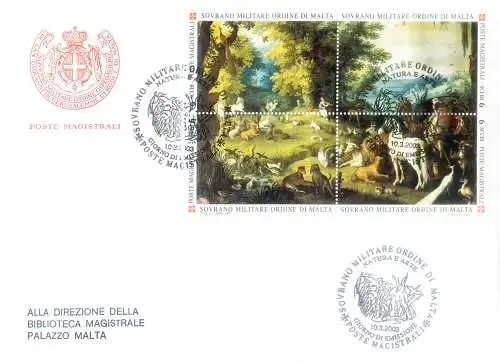 Natur und Kunst 2003. FDC.