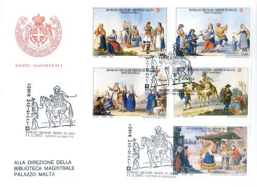 Alte Bräuche und Traditionen 2002. FDC.