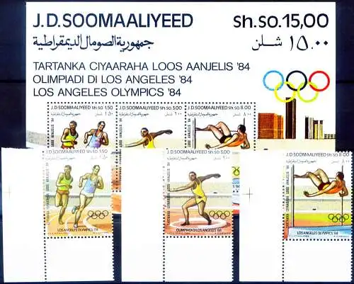 Sport. Olympische Spiele 1984 in Los Angeles.