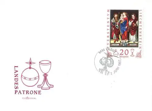 Schutzpatroni 1997. FDC.