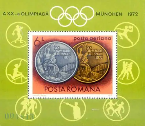 Sport. Olympische Spiele München 1972.