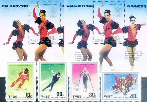 Sport. Olympische Spiele Calgary 1988.