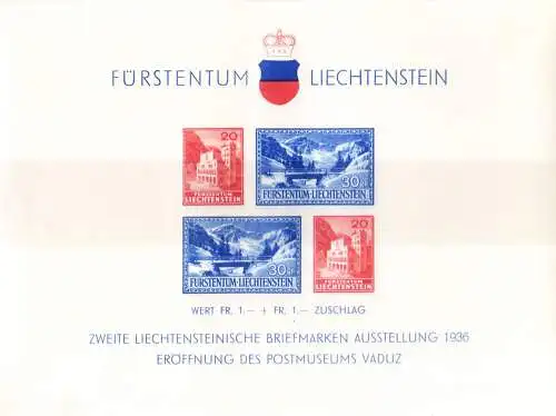 Ausstellung von Vaduz 1936.