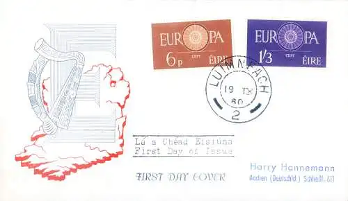 Europa 1960. FDC.