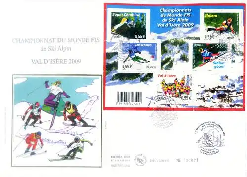 Sport. Ski 2009. FDC.