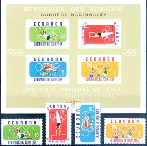 Sport. Olympische Spiele Tokio 1964.