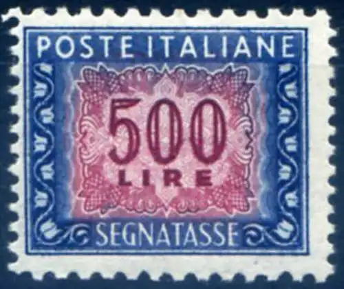 Segnatasse 1952.