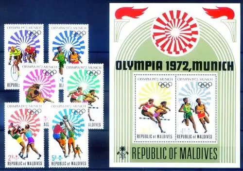 Sport. Olympische Spiele München 1972.