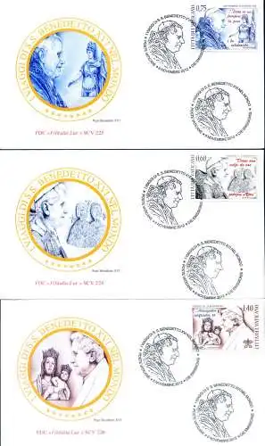 Papstreisen 2012. 5 FDC.