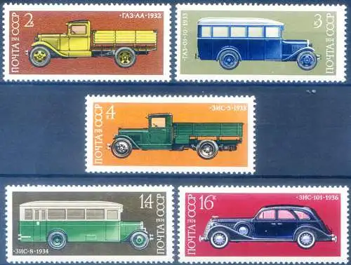 Autos in Russland 1974.