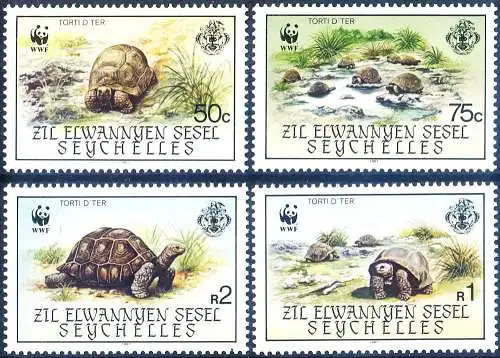 Isolierfernbedienung. Fauna. Schildkröten 1987.