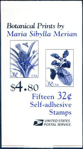 Botanische Drucke von Maria Sybilla Merian 1997. Libretto.