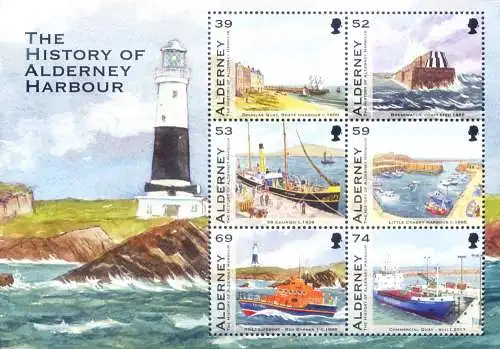 Alderney. Hafen von Alderney 2012.