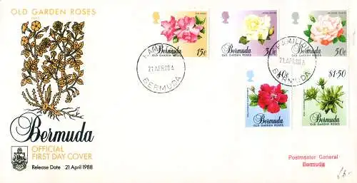 Kompletter Jahrgang 1988. 6 FDC.