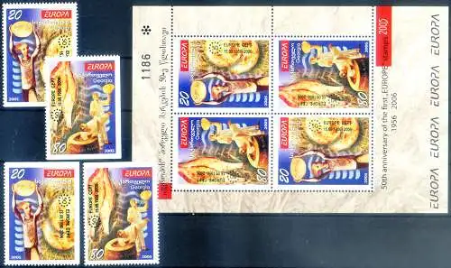 50. der Briefmarken Europa 2006.