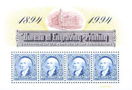 Bureau of Engraving and Printing 1994.