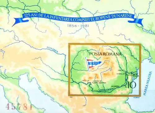 Europäische Donaukommission 1981.