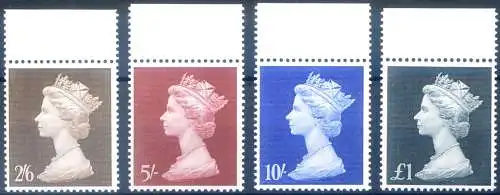 Elisabeth II. Hohe Werte, Großformat 1969.