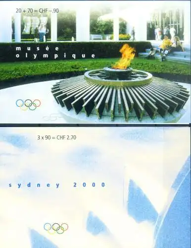 Sport. Olympische Spiele Sydney und Olympisches Museum 2000. 2 Hefte.