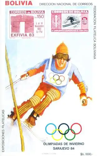 Sport. Olympische Spiele Sarajevo 1984.