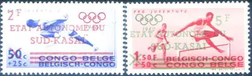 Süd Kasai. Sport. Olympische Spiele Rom 1961.