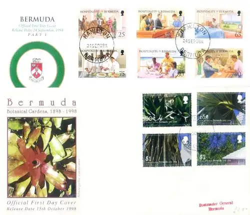 4 FDC von 1998.