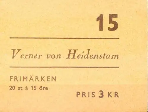 Verner von Heidenstam 1959. Libretto.