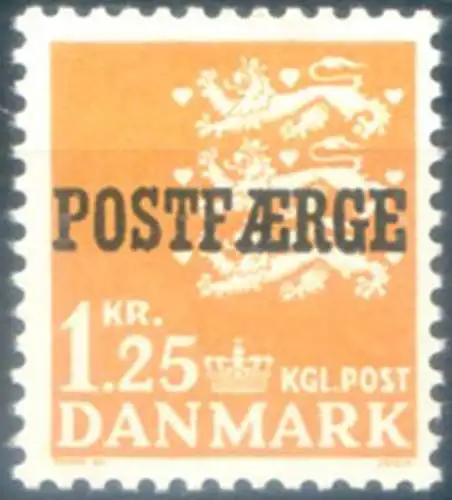 Postpakete. 1965 überdruckt.