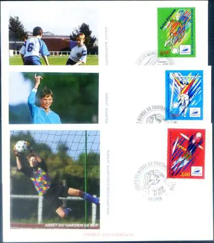 Sport. Fußball. Stadien 1996-1998. 10 FDC.