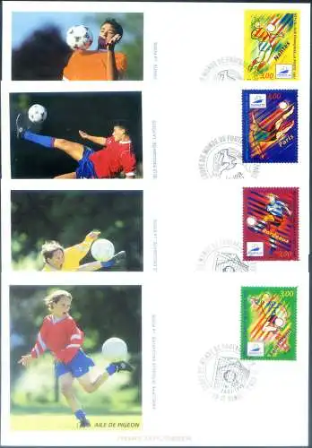 Sport. Fußball. Stadien 1996-1998. 10 FDC.