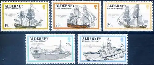 Alderney. Navi 1990.