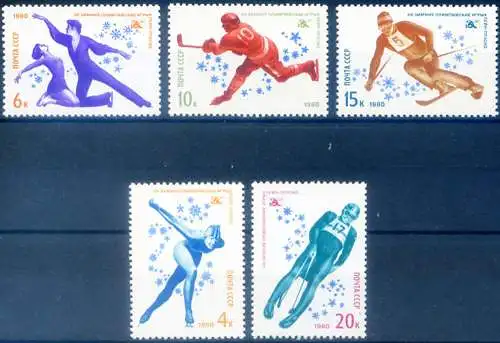 Sport. Olympische Spiele Lake Placid 1980.