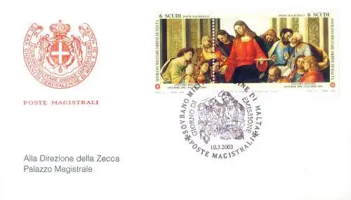 Luca Signorelli 2003. 2 FDC.