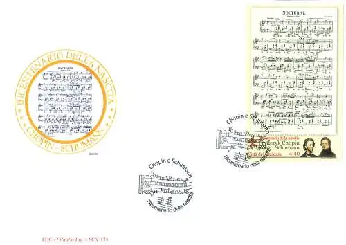 F. Chopin und R. Schumann 2010. 3 FDC.