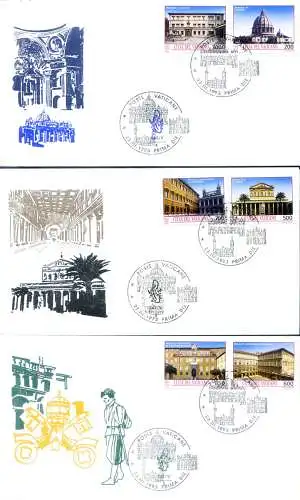 Palazzi 1993. 5 FDC.