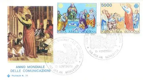 Weltjahr der Kommunikation 1983. FDC.