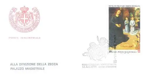 Trittico Portinari 1994. FDC.