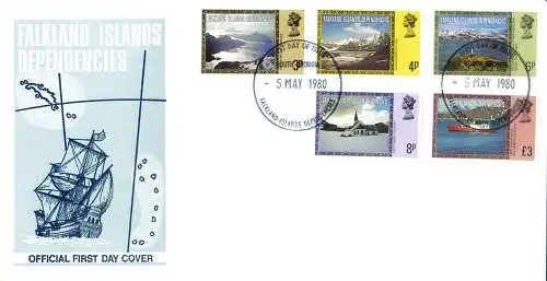 15 FDC aus dem Zeitraum 1980-1985.