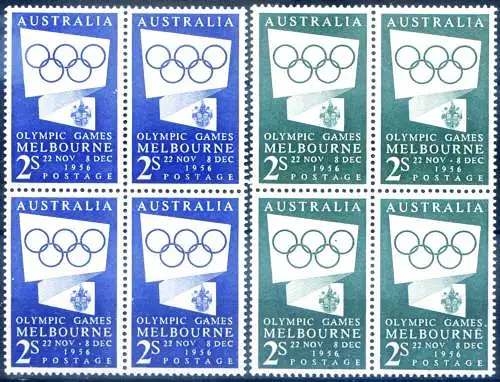 Sport. Olympische Spiele Melbourne 1954-1955.