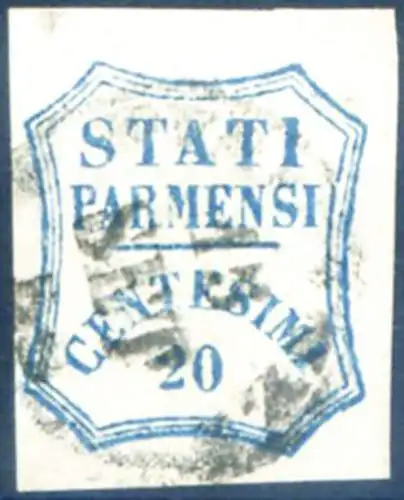 Parma. Provisorische Regierung. 15 c. 1859. Gebraucht.