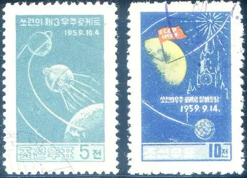 Astronautica 1960. Mondsonden. Gebraucht.