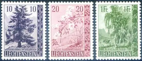 Flora. Bäume 1957.